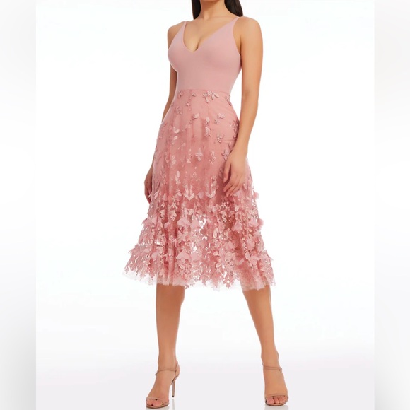 DRESS THE POPULATION Darlene $278 Medium NWT - Picture 1 of 8